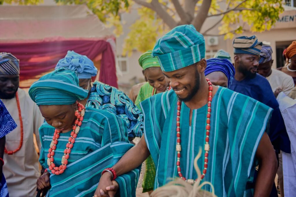pexels photo 37118615 Joyful African wedding ceremony featuring colorful traditional attire and cultural celebration.